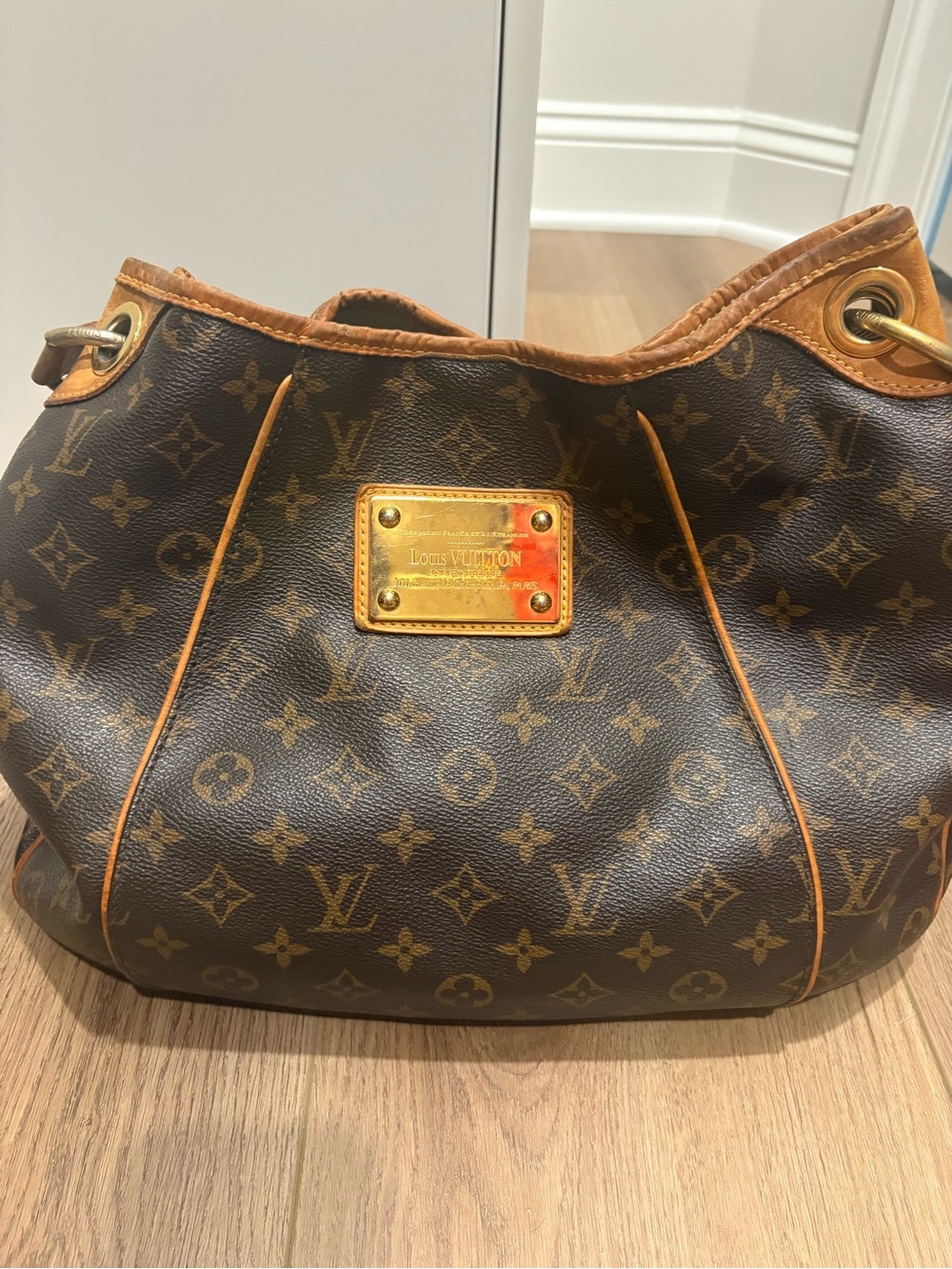 Louis Vuitton Brown Monogram Galliera PM Shoulder Bag